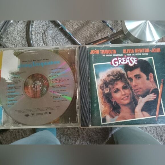 Movie Soundtrack Music CDs. GREASE & FIGHTING TEMPTATION - Picture 1 of 4